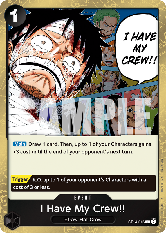 I Have My Crew!! (Pirate Foil)  PRB02 ST14-016 PF C