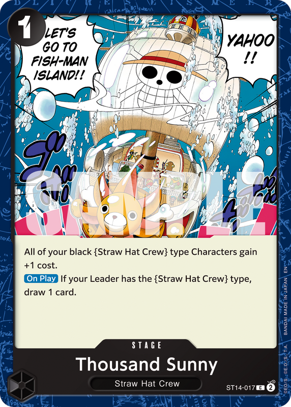 Thousand Sunny (Reprint)  PRB02 ST14-017 R C