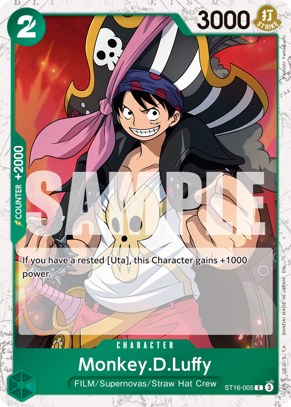 Monkey.D.Luffy - ST16-005 (Pirate Foil)  PRB02 ST16-005 PF C