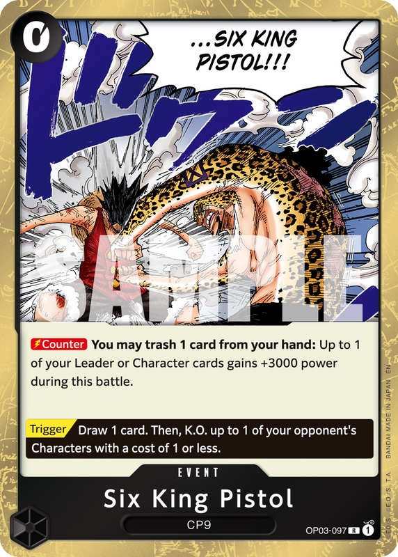Six King Pistol (Reprint)  PRB02 OP03-097 R