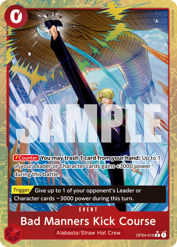 Bad Manners Kick Course (AA)  PRB02 OP04-016 AA
