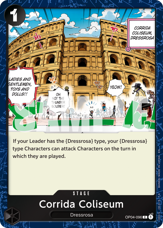 Corrida Coliseum (Pirate Foil)  PRB02 OP04-096 PF