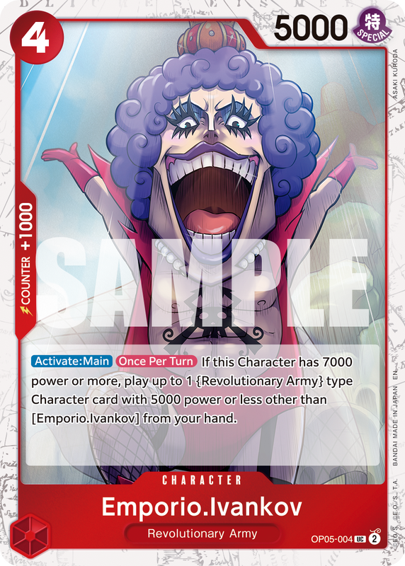 Emporio.Ivankov (Pirate Foil)  PRB02 OP05-004 PF