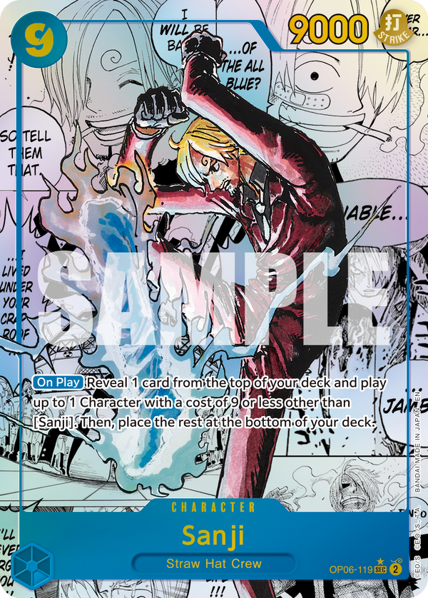 Sanji - OP06-119 (Manga)  PRB02 OP06-119 M