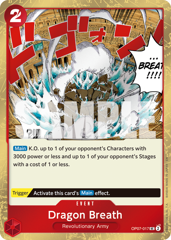 Dragon Breath (Pirate Foil)  PRB02 OP07-017 PF