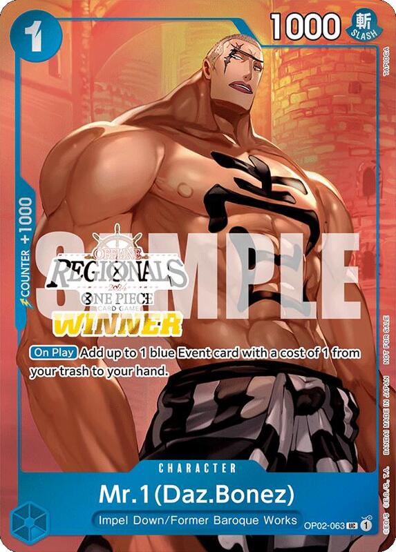 Mr.1 (Daz.Bonez) (Offline Regional 2024 Vol. 3) [Winner] , Promo P-OP02-063 (3)