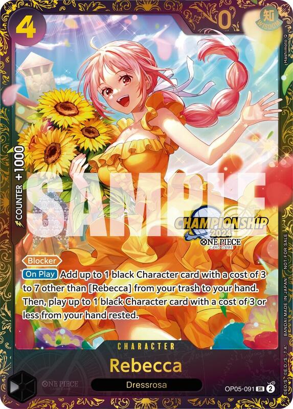 Rebecca (October Championship 2024 Online Regional) , Promo P-OP05-091