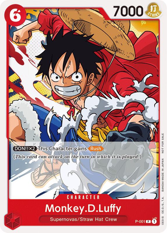 Monkey.D.Luffy (Super Pre-Release) [Participant] , Promo P-001 (10)