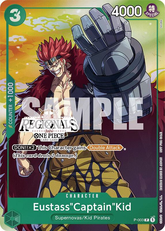 Eustass"Captain"Kid (Online Regional 2024 Vol. 2) [Participant] , Promo P-003 (4)