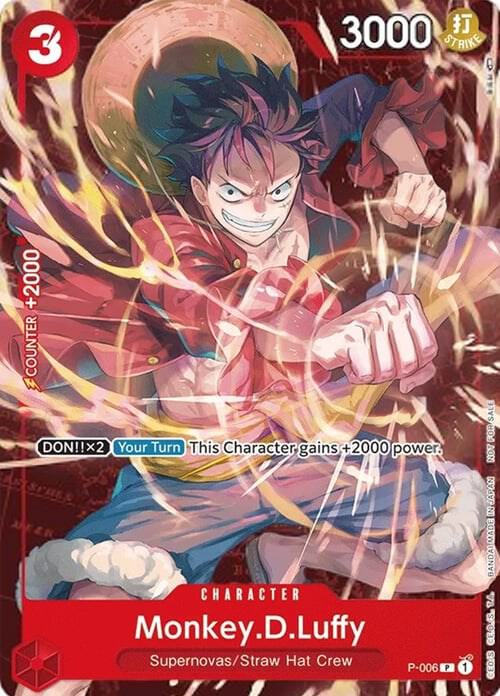 Monkey.D.Luffy - P-006 (Retail Promo) , Promo P-006 (2)