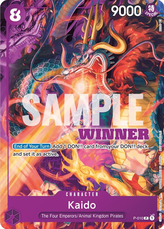 Kaido - P-010 (Winner Pack Vol. 1) , Promo P-010 (3)
