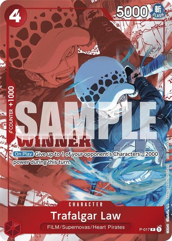 Trafalgar Law (Winner Pack Vol. 7) , Promo P-017 (4)