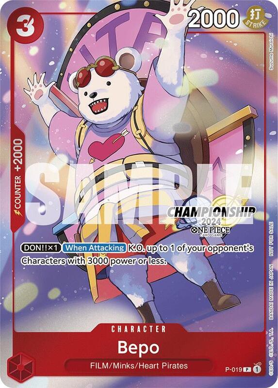Bepo (CS 2024 Celebration Pack) , Promo P-019 (1)