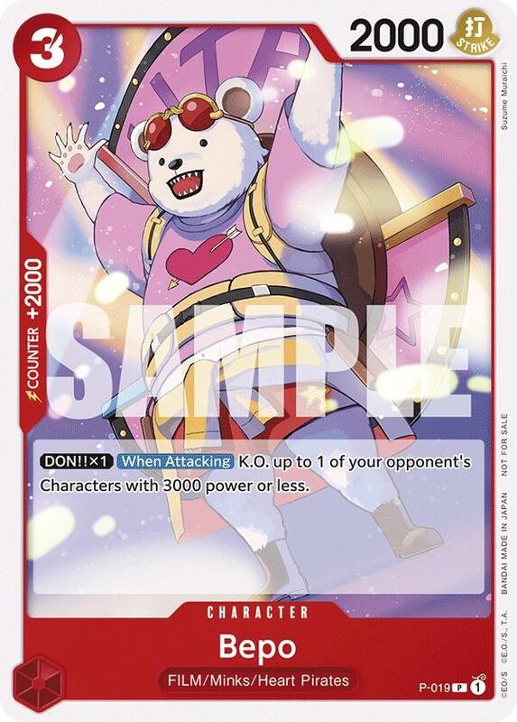 Bepo (Tournament Pack Vol. 7) , Promo P-019 (3)
