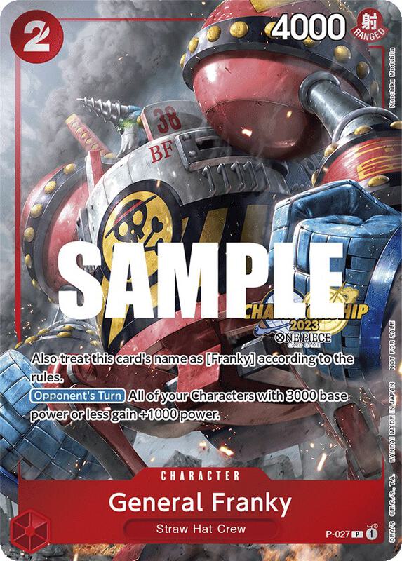 General Franky (CS 2023 Event Pack) , Promo P-027 (1)