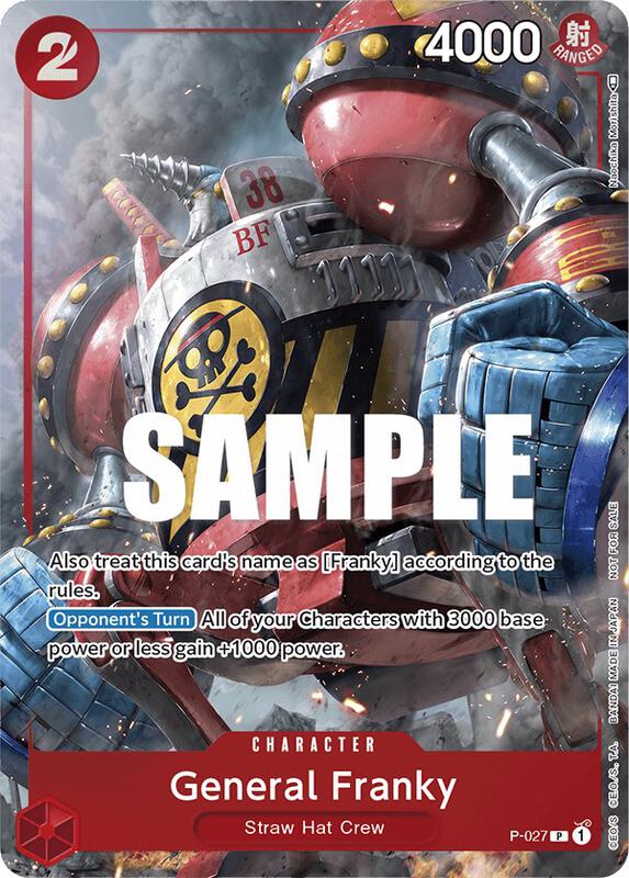 General Franky (Event Pack Vol. 2) , Promo P-027 (2)