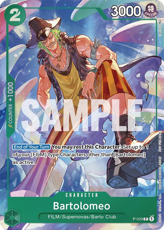 Bartolomeo (Event Pack Vol. 1) , Promo P-029 (2)