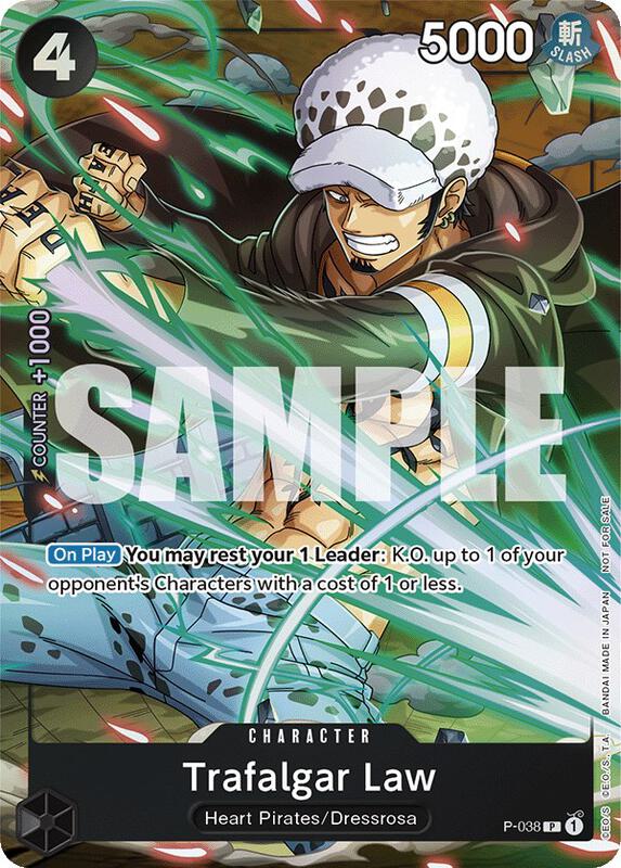 Trafalgar Law (Event Pack Vol. 4) , Promo P-038 (1)