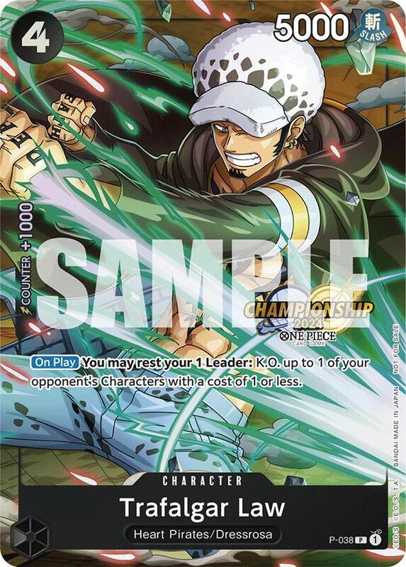 Trafalgar Law - P-038 (CS 2024 Event Pack) , Promo P-038 (3)