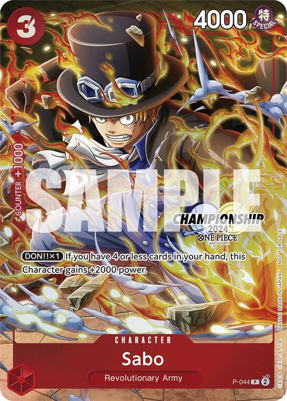 Sabo (CS 2024 Event Pack Finalist) , Promo P-044 (1)