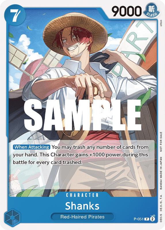 Shanks (Sealed Battle Kit Vol. 1) , Promo P-051 (2)