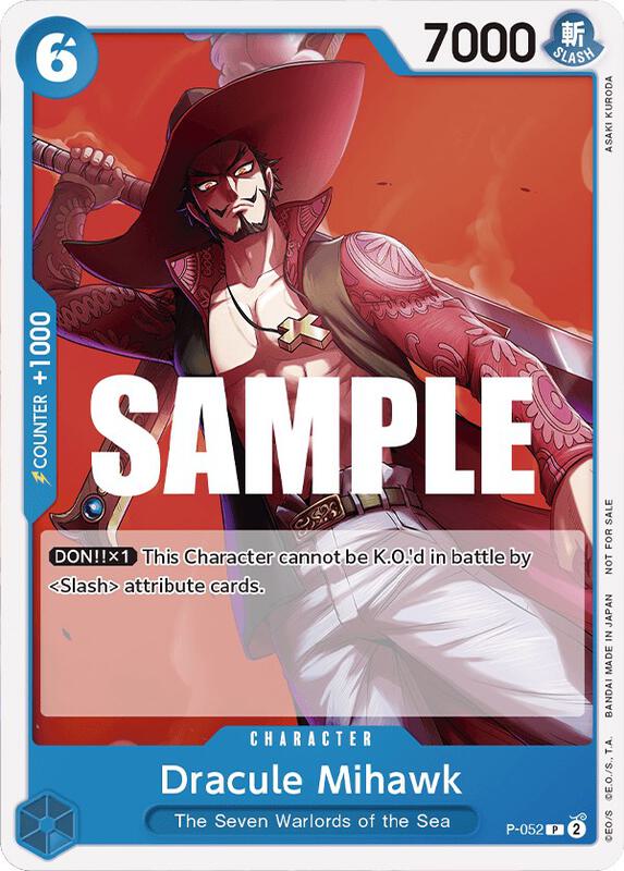 Dracule Mihawk (Sealed Battle Kit Vol. 1) , Promo P-052 (2)