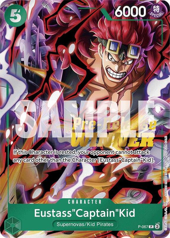 Eustass"Captain"Kid (OP-07 Pre-Release Tournament) [Winner] , Promo P-067 (2)
