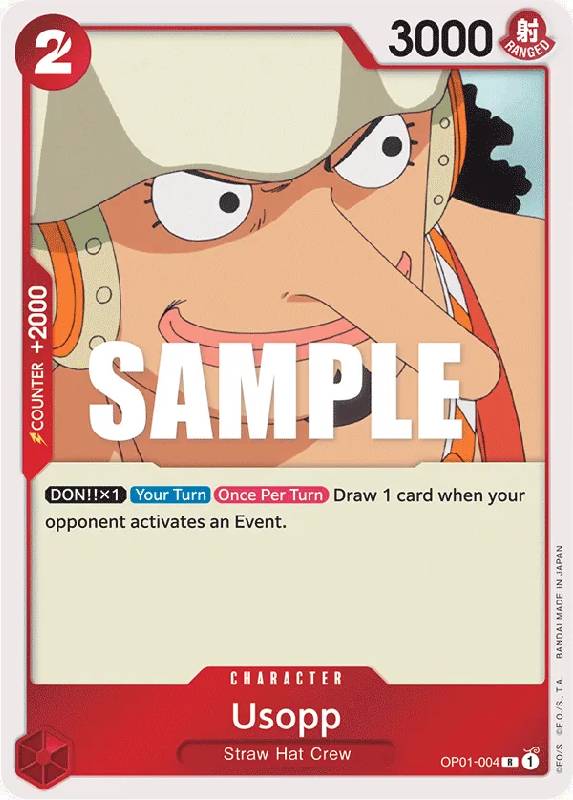 Usopp (Demo Deck 2023) , Promo P-OP01-004 (2)