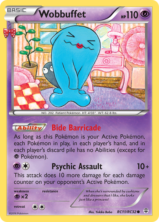 Wobbuffet (Generations SET) (Pokémon) (Basic) (Psychic) (HP: 110) (Common) (PKM Generations SET-88)