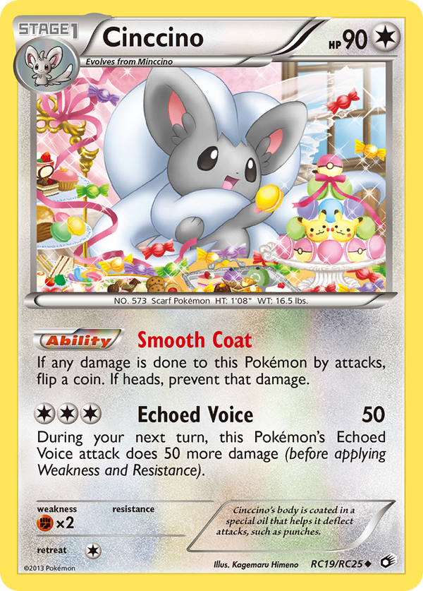 Cinccino - Legendary Treasures SET-RC19