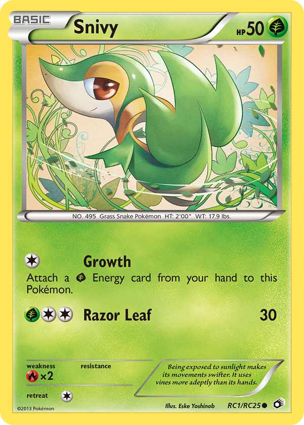 Snivy - Legendary Treasures SET-RC1