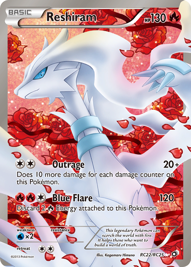 Reshiram - Legendary Treasures SET-RC22