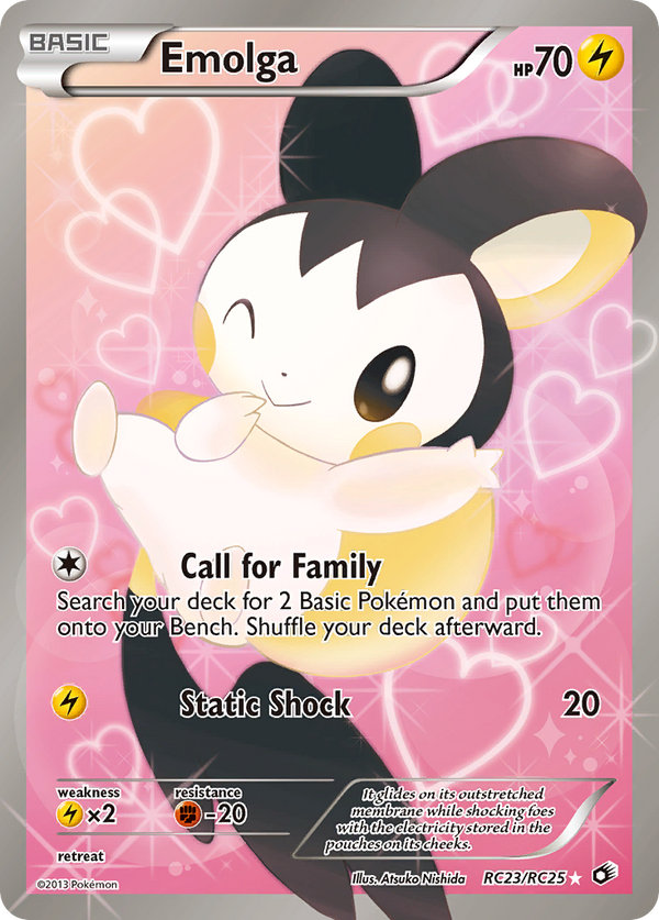 Emolga - Legendary Treasures SET-RC23