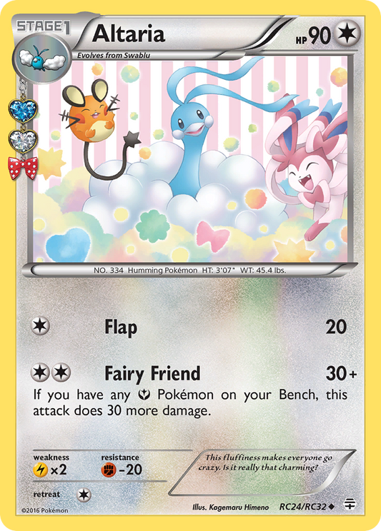 Altaria (Generations SET) (Pokémon) (Stage 1) (Colorless) (HP: 90) (Uncommon) (PKM Generations SET-102)