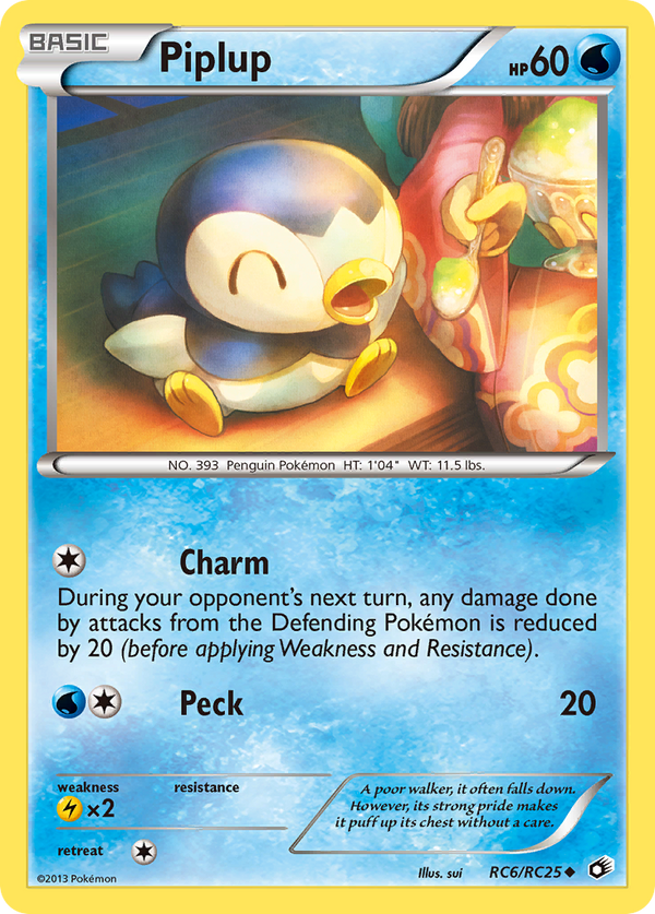Piplup - Legendary Treasures SET-RC6