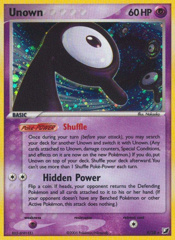 Unown - Unseen Forces SET-R