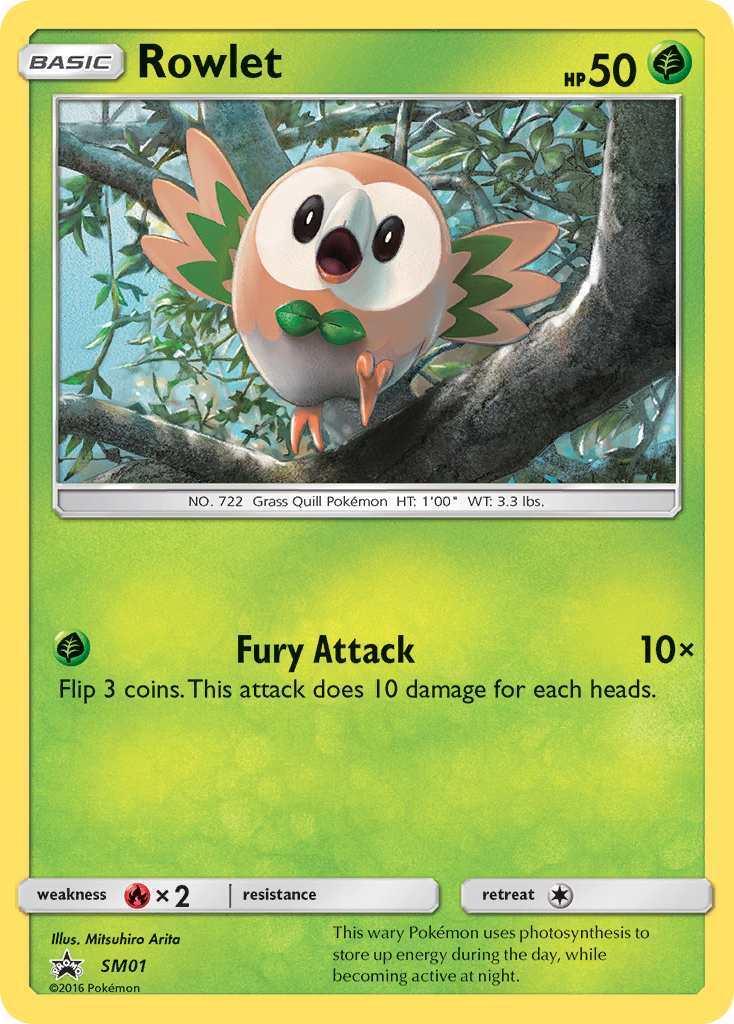 Rowlet - SM Black Star Promos SET-SM01