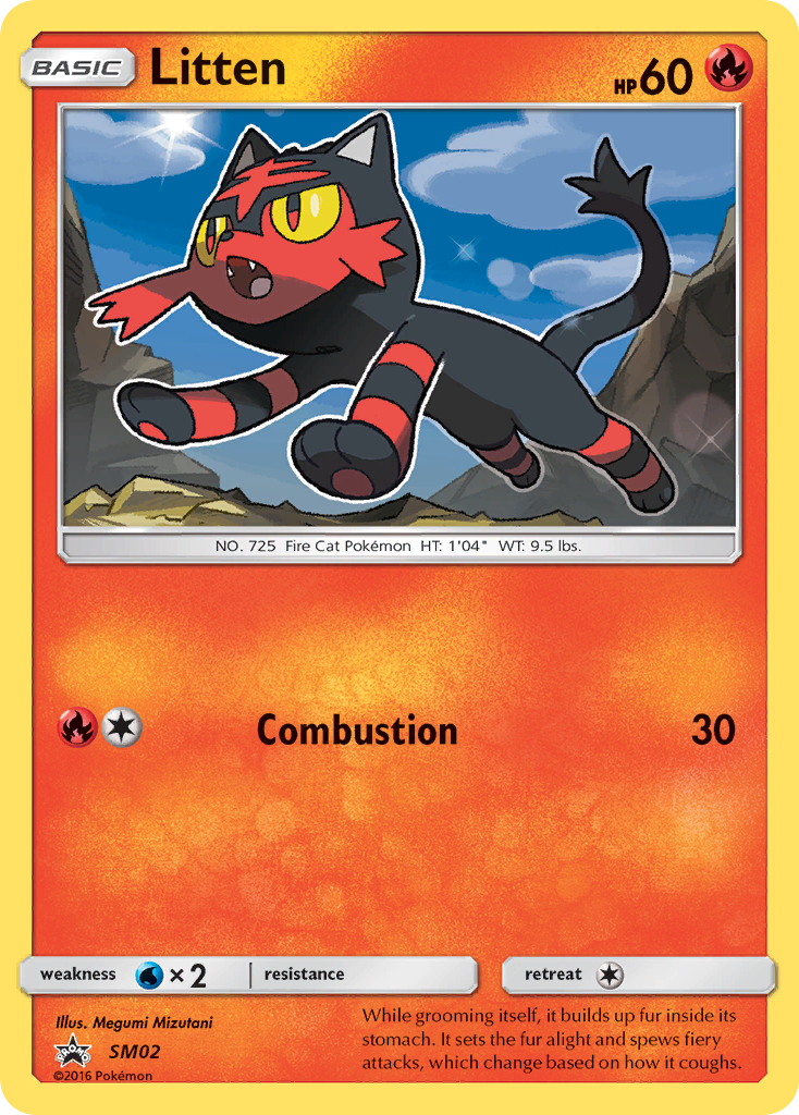 Litten - SM Black Star Promos SET-SM02