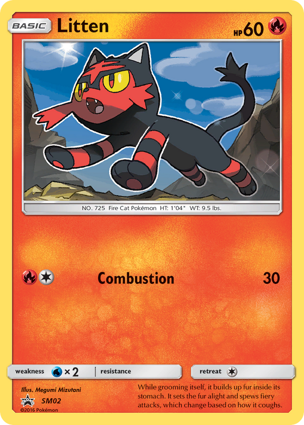 Litten - SM Black Star Promos SET-SM02