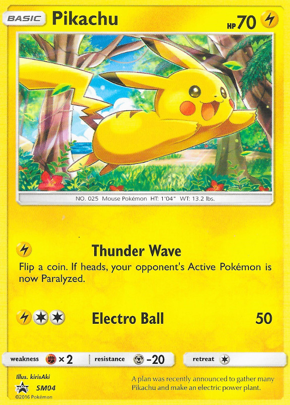 Pikachu - SM Black Star Promos SET-SM04