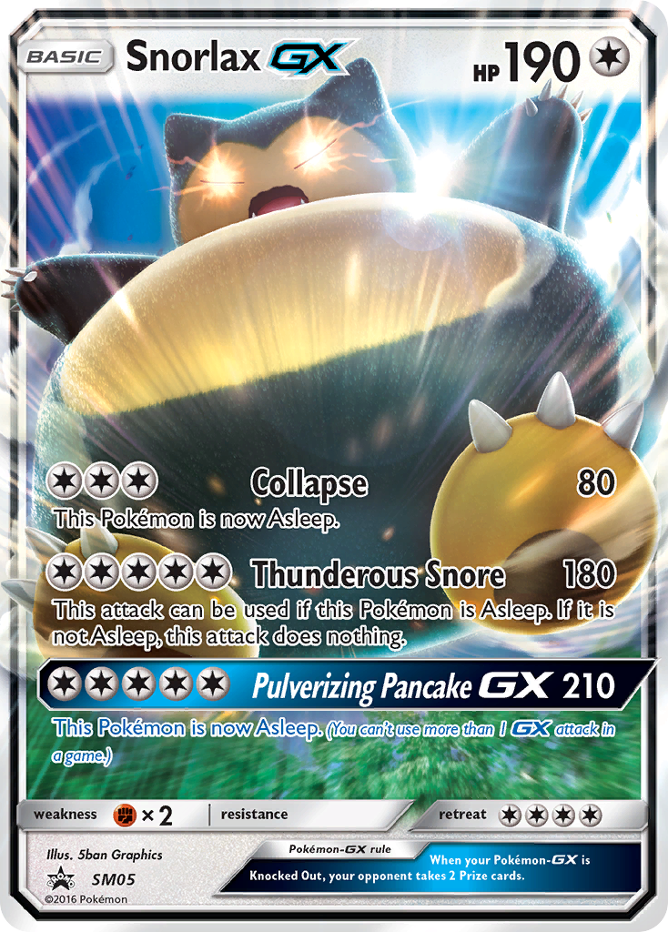 Snorlax-GX - SM Black Star Promos SET-SM05