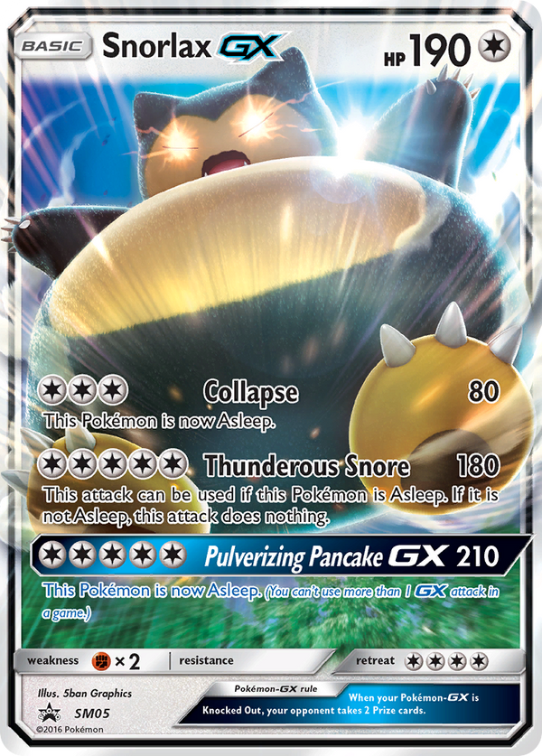 Snorlax-GX - SM Black Star Promos SET-SM05