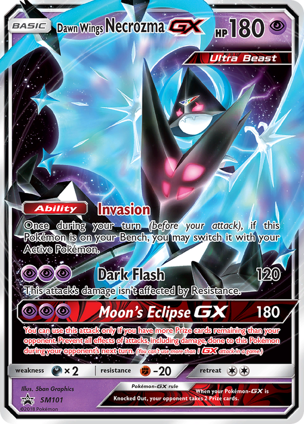 Dawn Wings Necrozma-GX - SM Black Star Promos SET-SM101