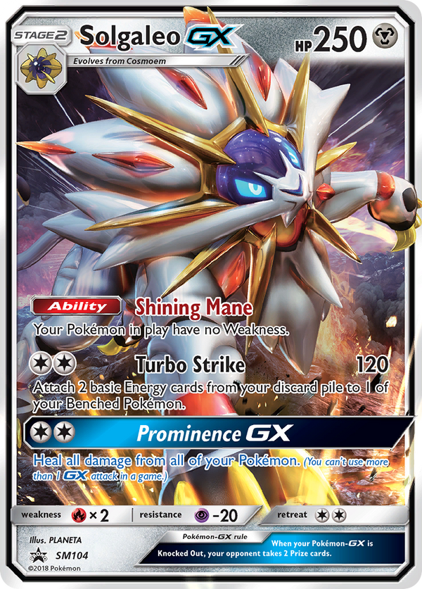 Solgaleo-GX - SM Black Star Promos SET-SM104