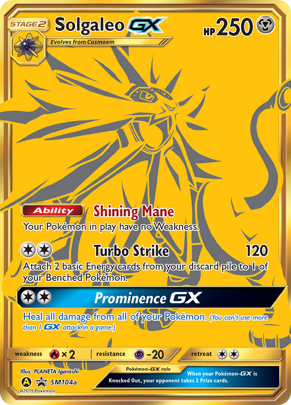 Solgaleo-GX - SM Black Star Promos SET-SM104a