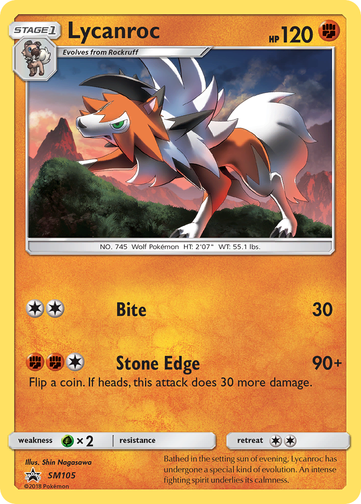 Lycanroc - SM Black Star Promos SET-SM105