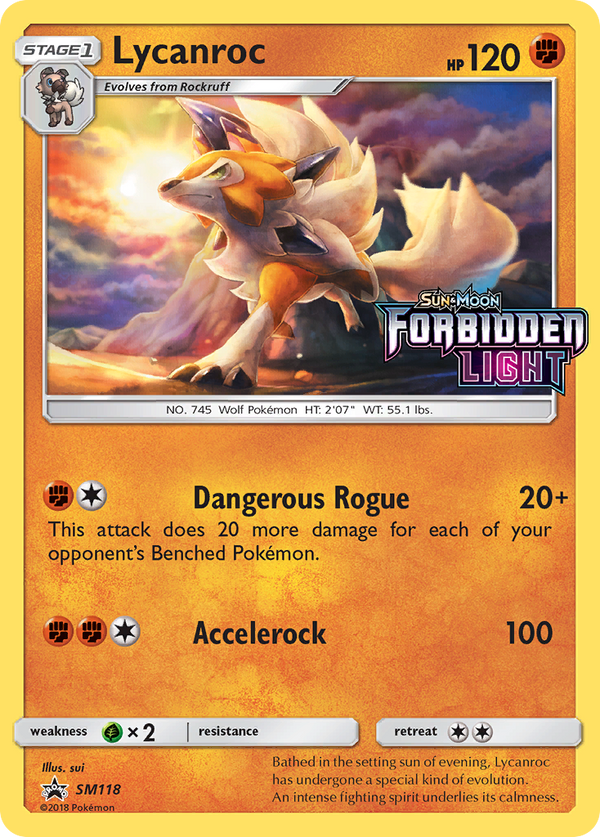 Lycanroc - SM Black Star Promos SET-SM118