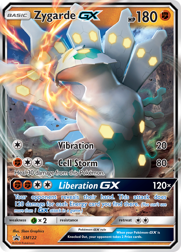 ZygardeGX (SM Black Star Promos SET) (Pokémon) (Basic, GX) (Fighting) (HP: 180) (Promo) (PKM SM Black Star Promos SET-37)
