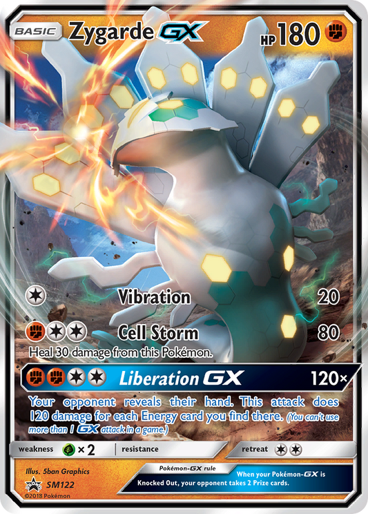 ZygardeGX (SM Black Star Promos SET) (Pokémon) (Basic, GX) (Fighting) (HP: 180) (Promo) (PKM SM Black Star Promos SET-37)