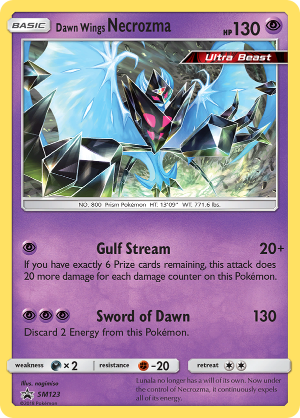 Dawn Wings Necrozma - SM Black Star Promos SET-SM123